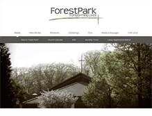 Tablet Screenshot of forestparkcov.org